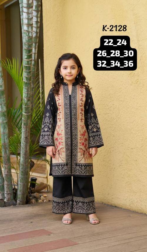 K-999 Kids Collection By Fashid Beautiful Festive Suits Stylish Colorful Fancy Casual Wear Premium Imported Mal Satin Stitched Dresses At Wholesale Price